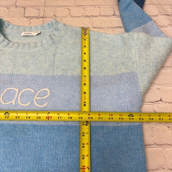 Mersea Women Pullover Sweater Knit Top One Size OS Acrylic Blend C028 -3 - Picture 3 of 15